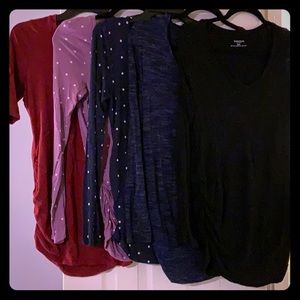 Lot of maternity winter shirts